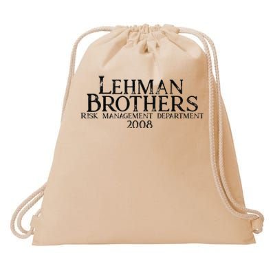 Lehman Brothers Risk Management Department 2008 Drawstring Bag