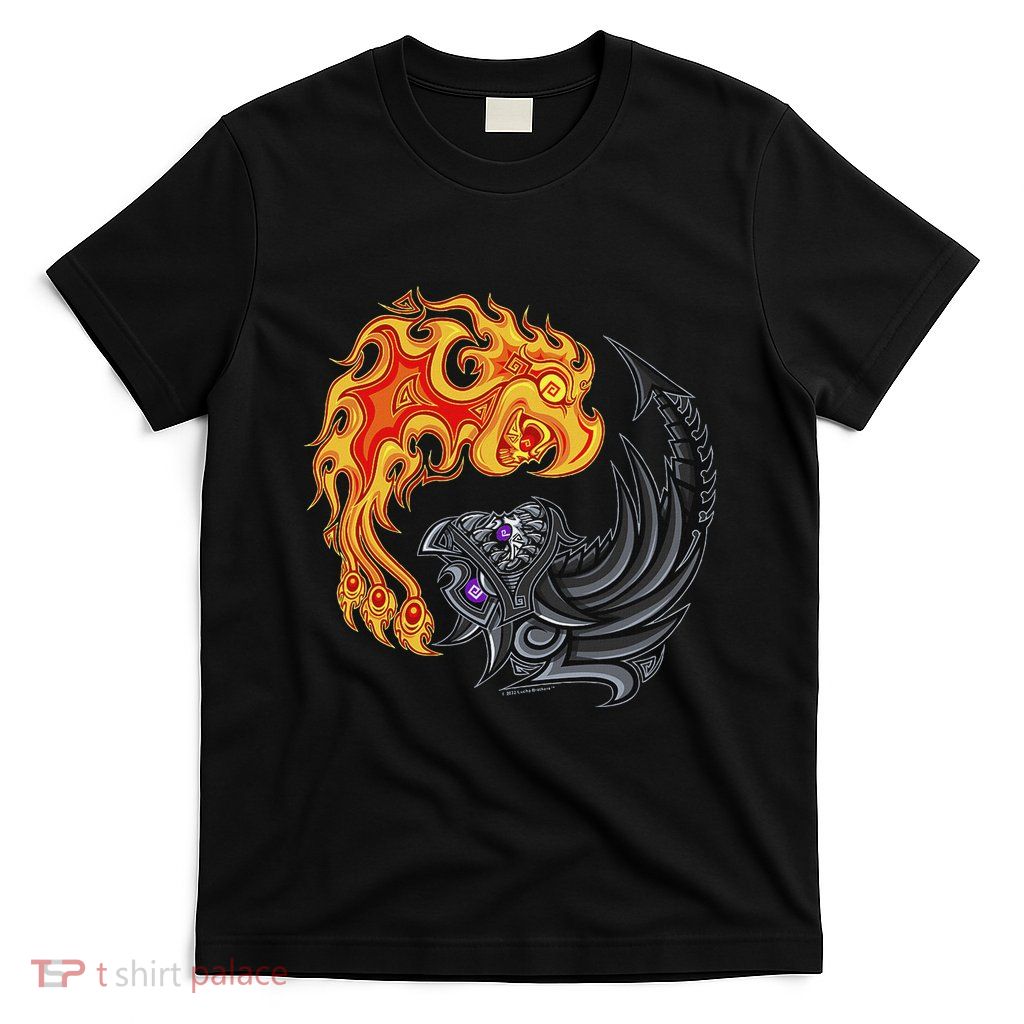 Lucha Brothers Rey Fenix & Penta Zero M Urban Aztec Yin Yang T-Shirt