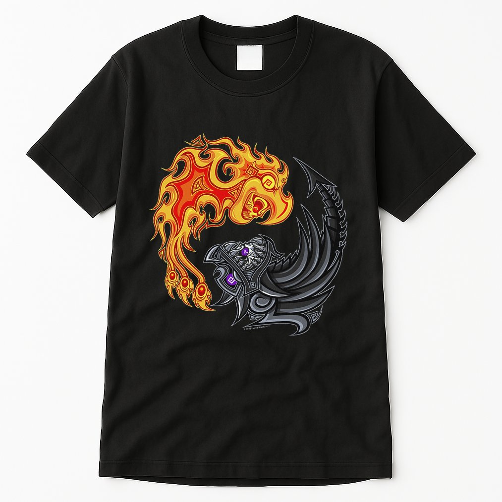 Lucha Brothers Rey Fenix & Penta Zero M Urban Aztec Yin Yang Tall T-Shirt
