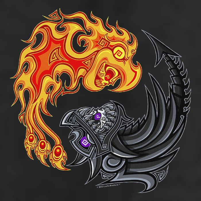 Lucha Brothers Rey Fenix & Penta Zero M Urban Aztec Yin Yang Hat
