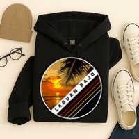 Labuan Bajo Retro Sunset Hoodie