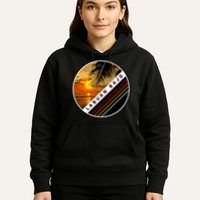 Labuan Bajo Retro Sunset Hoodie