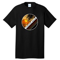 Labuan Bajo Retro Sunset Tall T-Shirt