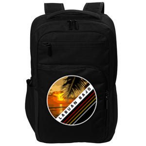 Labuan Bajo Retro Sunset Impact Tech Backpack