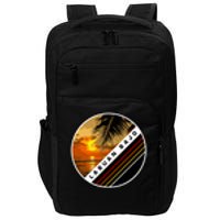 Labuan Bajo Retro Sunset Impact Tech Backpack