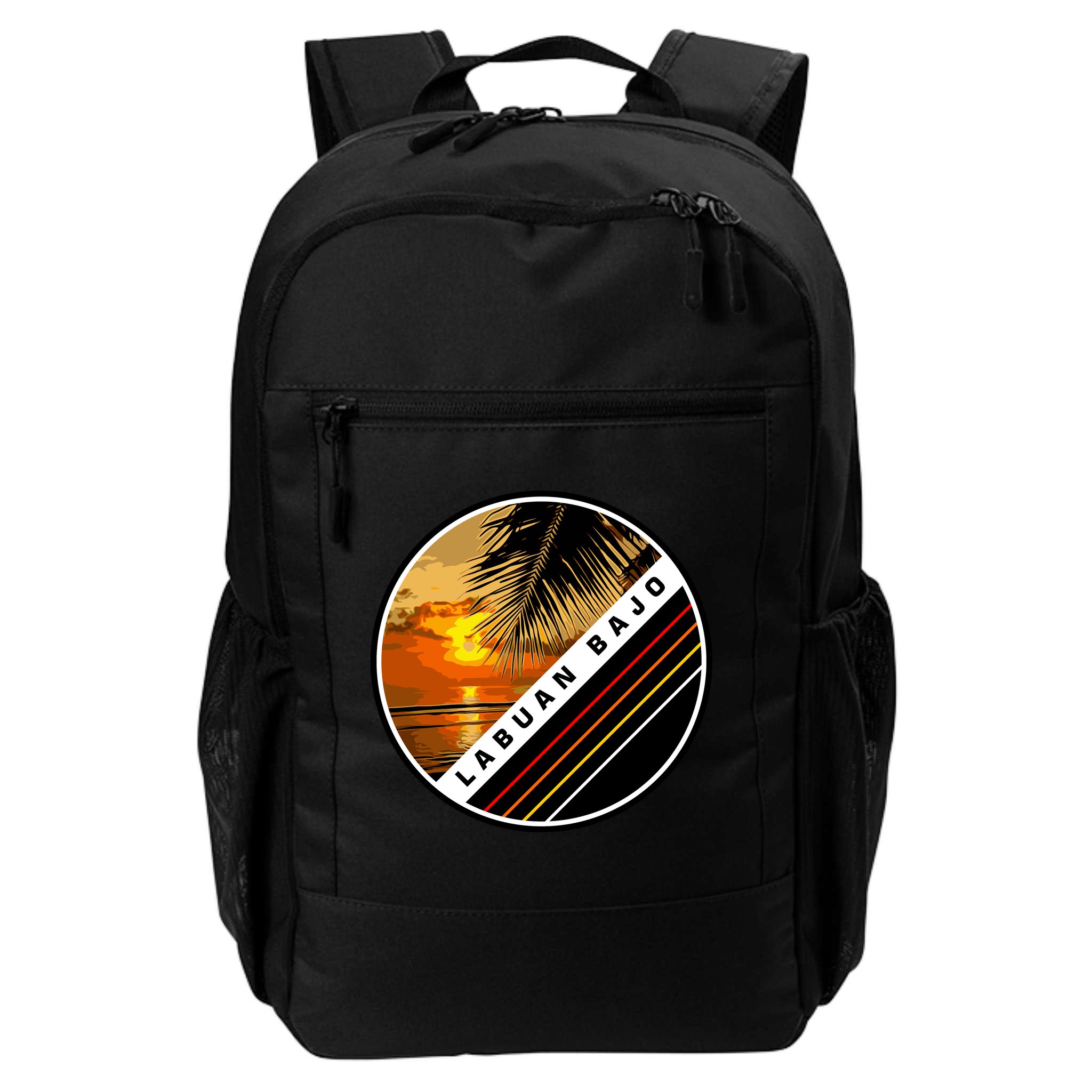 Labuan Bajo Retro Sunset Backpack