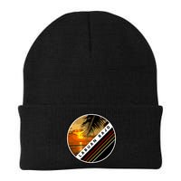 Labuan Bajo Retro Sunset Beanie