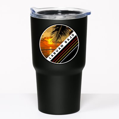 Labuan Bajo Retro Sunset Tumbler