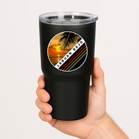 Labuan Bajo Retro Sunset Tumbler