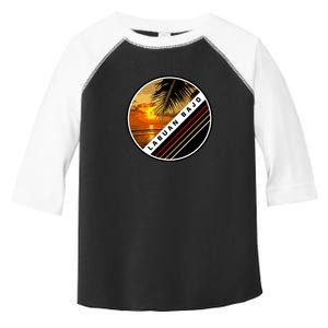 Labuan Bajo Retro Sunset Toddler Fine Jersey T-Shirt