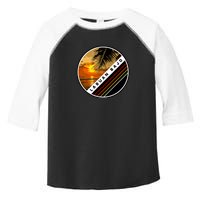 Labuan Bajo Retro Sunset Toddler Fine Jersey T-Shirt