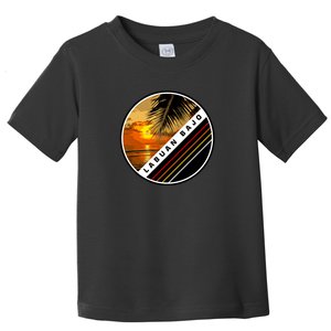 Labuan Bajo Retro Sunset Toddler T-Shirt