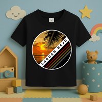 Labuan Bajo Retro Sunset Toddler T-Shirt