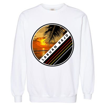 Labuan Bajo Retro Sunset Garment-Dyed Sweatshirt