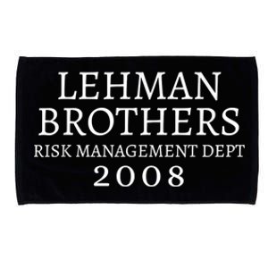 Lehman Brothers Risk Management Dept 2008 Meme Microfiber Hand Towel