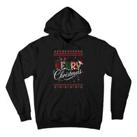 Leopard Buffalo Red Plaid Merry Christmas  Hoodie