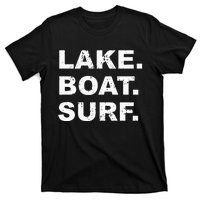 LAKE BOAT SURF Hoodie Swea Wakesurf Wake Board Surfing T-Shirt