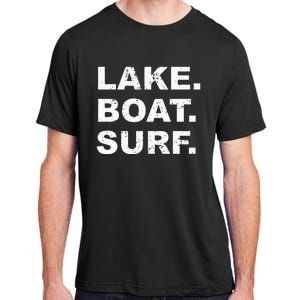 LAKE BOAT SURF Hoodie Swea Wakesurf Wake Board Surfing Adult ChromaSoft Performance T-Shirt