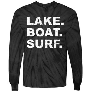 LAKE BOAT SURF Hoodie Swea Wakesurf Wake Board Surfing Tie-Dye Long Sleeve Shirt