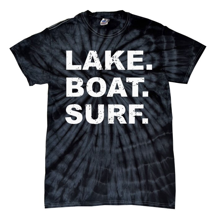 LAKE BOAT SURF Hoodie Swea Wakesurf Wake Board Surfing Tie-Dye T-Shirt