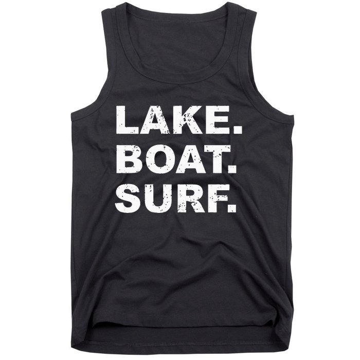 LAKE BOAT SURF Hoodie Swea Wakesurf Wake Board Surfing Tank Top