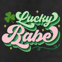 Lucky Babe Shamrock Funny St Patrick' Day Gift 11oz C Handle Ceramic Mug