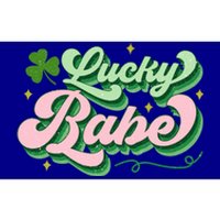 Lucky Babe Shamrock Funny St Patrick' Day Gift Bumper Sticker