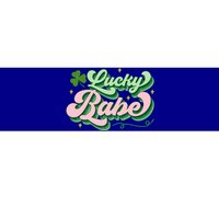 Lucky Babe Shamrock Funny St Patrick' Day Gift Bumper Sticker