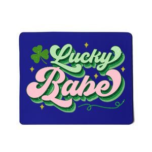 Lucky Babe Shamrock Funny St Patrick' Day Gift Mousepad