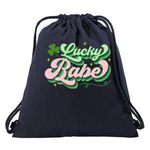 Lucky Babe Shamrock Funny St Patrick' Day Gift Drawstring Bag