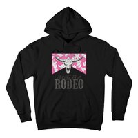 Leopard Bull Skull Western Life Country Not My First Rodeo Hoodie