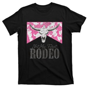 Leopard Bull Skull Western Life Country Not My First Rodeo T-Shirt