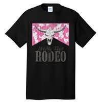 Leopard Bull Skull Western Life Country Not My First Rodeo Tall T-Shirt