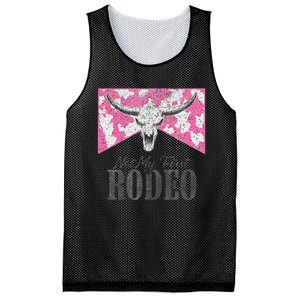 Leopard Bull Skull Western Life Country Not My First Rodeo Mesh Reversible Basketball Jersey Tank