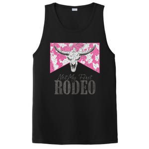 Leopard Bull Skull Western Life Country Not My First Rodeo PosiCharge Competitor Tank