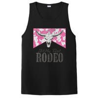 Leopard Bull Skull Western Life Country Not My First Rodeo PosiCharge Competitor Tank