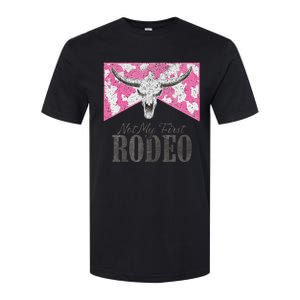 Leopard Bull Skull Western Life Country Not My First Rodeo Softstyle CVC T-Shirt