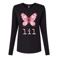 Little Butterfly Sorority Reveal Big Little for Lil Sister Womens Cotton Relaxed Long Sleeve T-Shirt