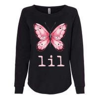 Little Butterfly Sorority Reveal Big Little for Lil Sister Womens California Wash Sweatshirt