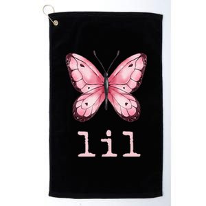 Little Butterfly Sorority Reveal Big Little for Lil Sister Platinum Collection Golf Towel