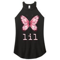 Little Butterfly Sorority Reveal Big Little for Lil Sister Women's Perfect Tri Rocker Tank