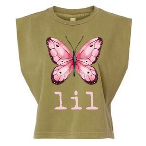 Little Butterfly Sorority Reveal Big Little for Lil Sister Garment-Dyed Women's Muscle Tee