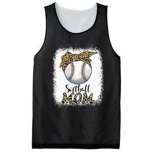 Leopard Baseball Softball Mom Lover Mother's Day Mesh Reversible Basketball Jersey Tank