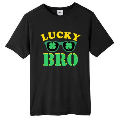 Lucky Bro St Patricks Day Funny Gift Tall Fusion ChromaSoft Performance T-Shirt