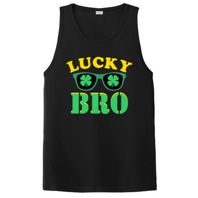 Lucky Bro St Patricks Day Funny Gift PosiCharge Competitor Tank