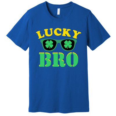 Lucky Bro St Patricks Day Funny Gift Premium T-Shirt