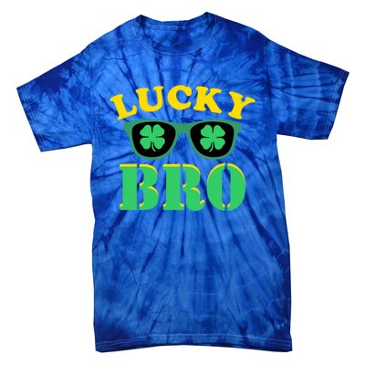 Lucky Bro St Patricks Day Funny Gift Tie-Dye T-Shirt