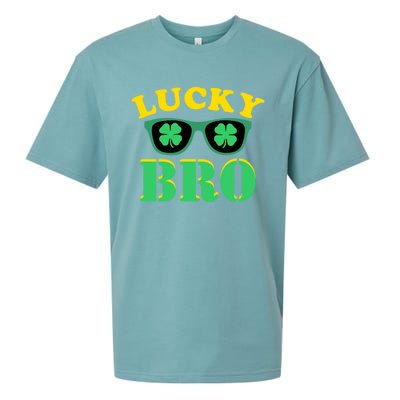 Lucky Bro St Patricks Day Funny Gift Sueded Cloud Jersey T-Shirt