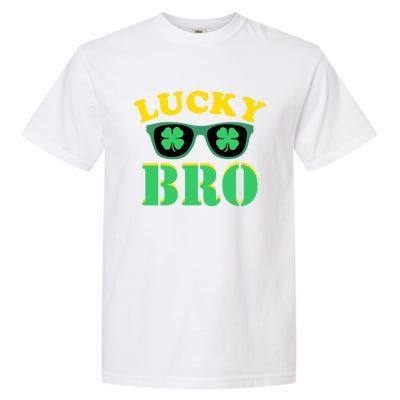 Lucky Bro St Patricks Day Funny Gift Garment-Dyed Heavyweight T-Shirt