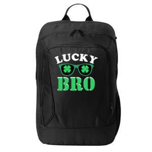 Lucky Bro St Patricks Day Funny Meaningful Gift City Backpack